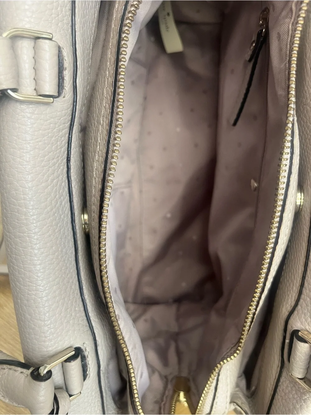 Kate Spade Carolyna Pebbled Leather Satchel WKRU4611 + Dust Bag